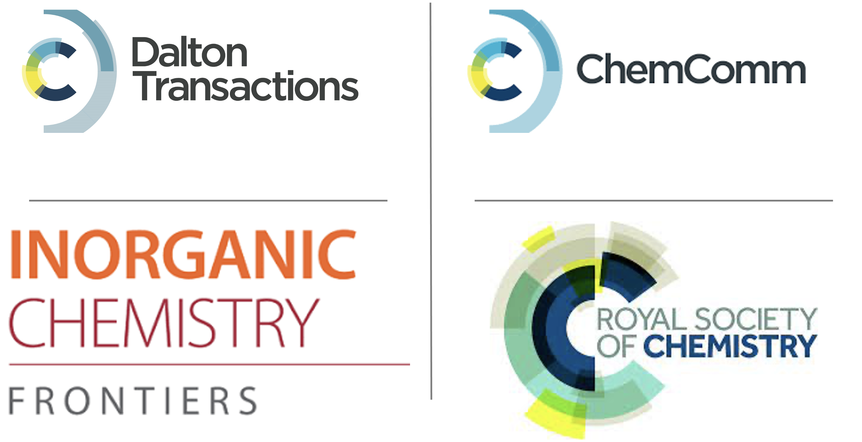 Royal Society of Chemistry: Dalton Transactions, Chem Comm, Inorganic Chemistry Frontiers
